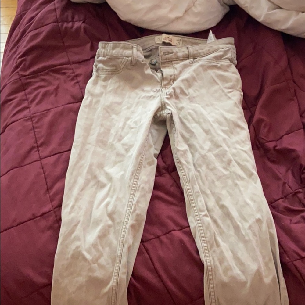 Khaki Hollister Jeans